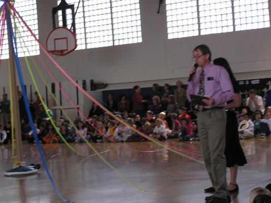 The Irving shcool principal Mr. Brugerman (Sp?)