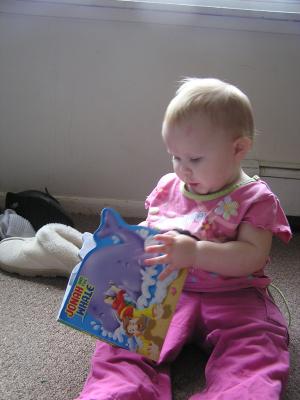 Sarah read about Jonah and the Whale.