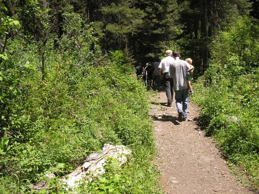 GVCC goes to see Pine Creek Falls.