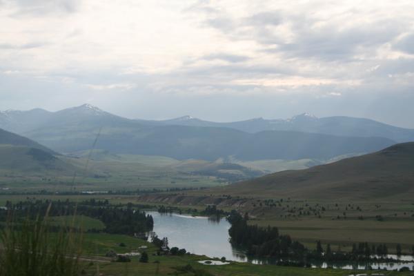 View of the Flathead River from the Bison Range.