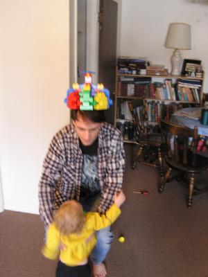 Noah want his legos back.