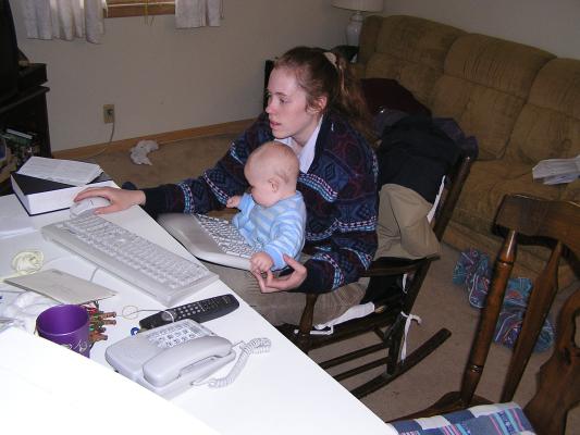 I wonder if Grandma sent me any e-mail.