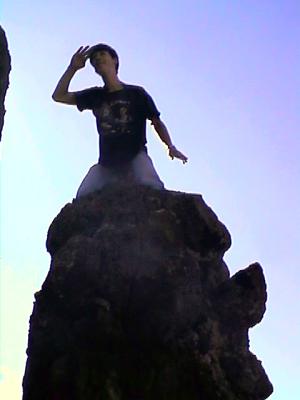 David looks out