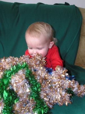 Pushing away the tinsel