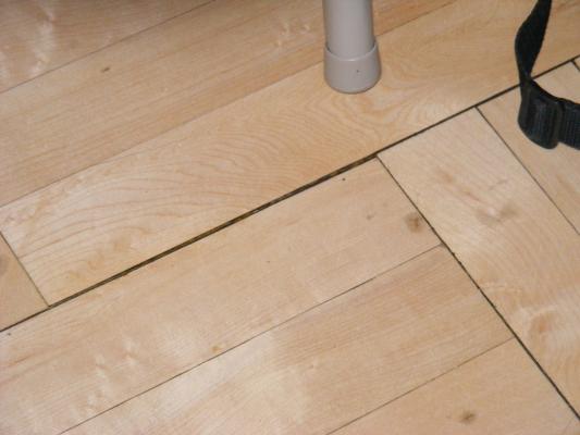 Noah's photo of school floor.