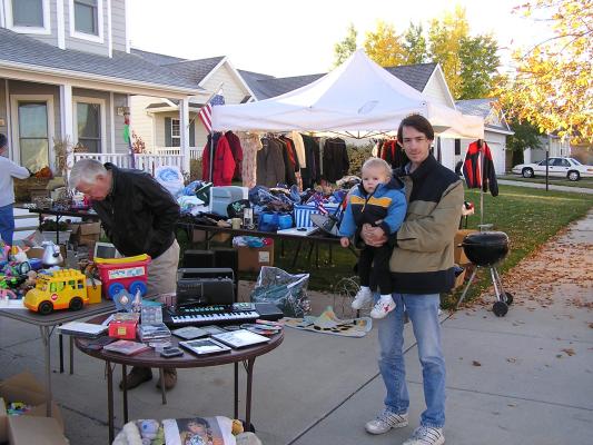 GVCC yard sale to help Katrina victims.