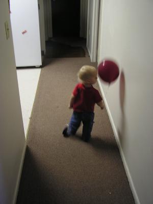 We got a balloon from PetSmart