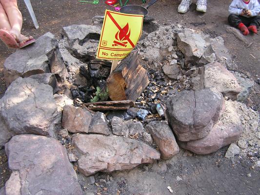 No campfire this year.