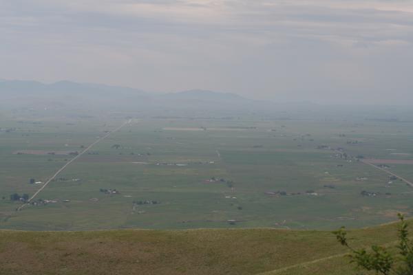 The valley.