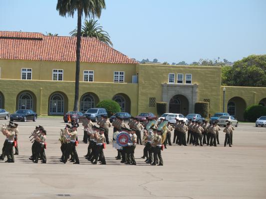 Matthew graduated from Marine boot camp.