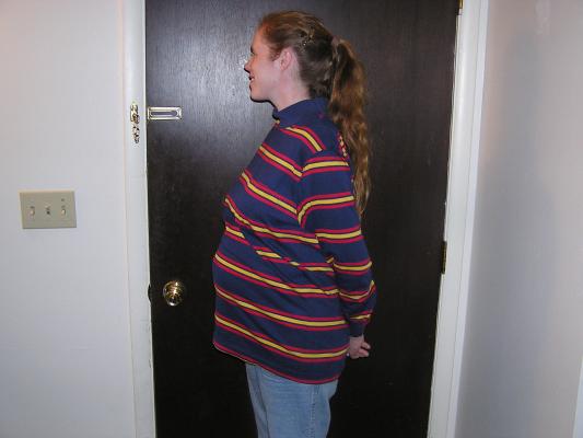 Maybe there's a baby in there after all.