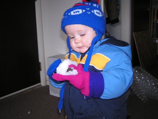 My gloves don't match.