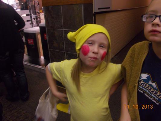 Sarah is Pikachu.