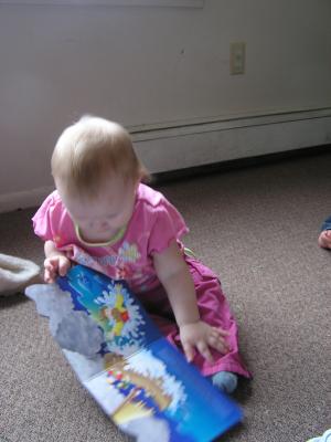 Sarah read about Jonah and the Whale.