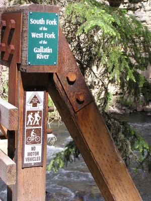South Fork of the West Fork of the Gallatin River.