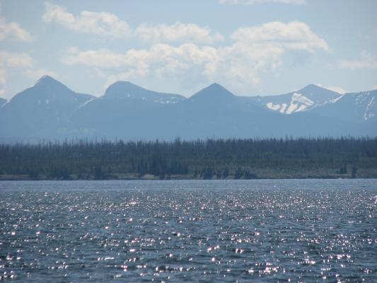 Mountains from west thumb
