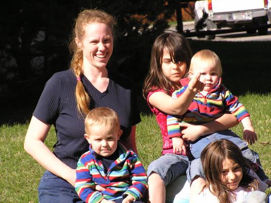 Katie, Noah, Malia, Sarah and Andrea.