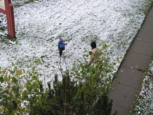 It's snow!