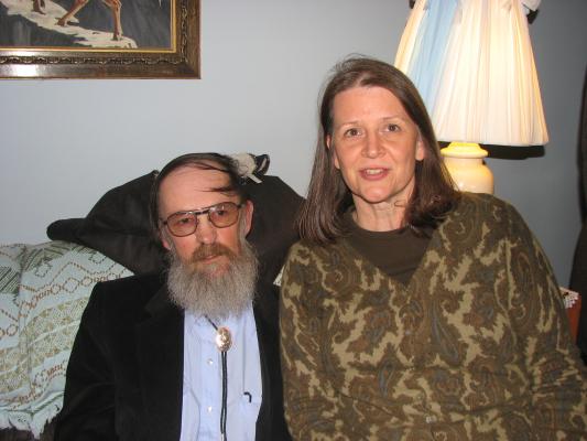 Robert and his cousin Nancy Branning.