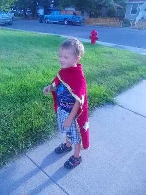 Joshua going to School