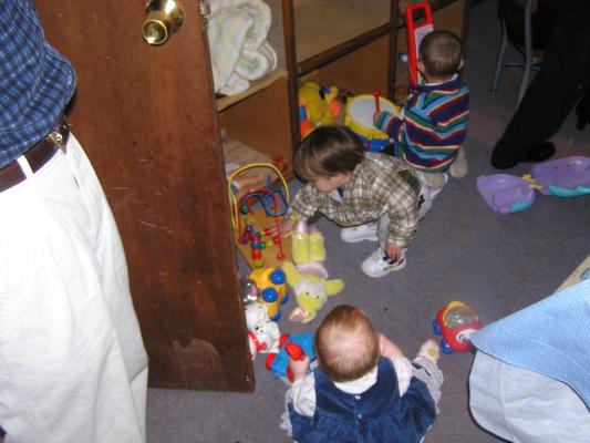 Sarah, Jonathan (David's Cousin Jenifer's Son) and Noah.