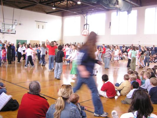 Student's dancing.