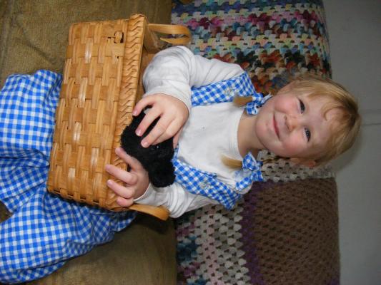 Sarah as Dorothy.