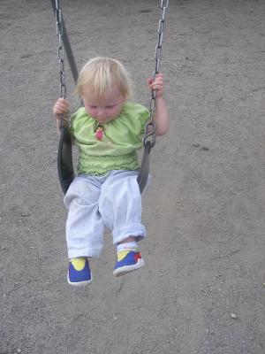 Sarah swinging