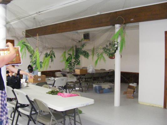 VBS snack area