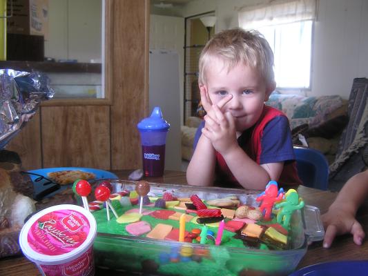 Noah is three