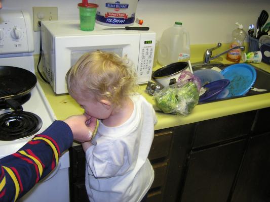 Here's another piece of brocolli.