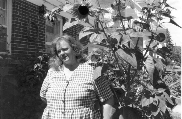 Mary Cline (Black and White)