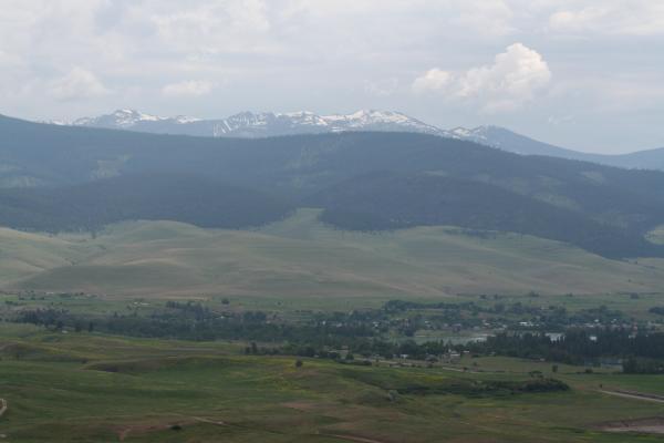 View of the mountains from the Bison Range.