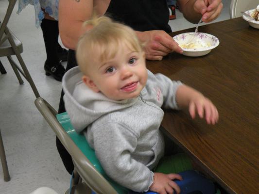 Icecream Sundays at VBS parents night.