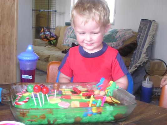 Noah loves candy