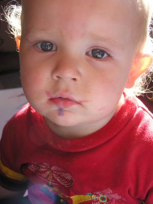 I ate the markers.