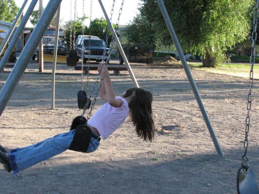 Andrea learned to pump herself this summer