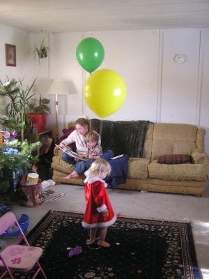 We got balloons with the new car