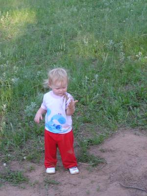 Sarah camping