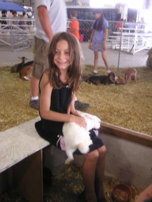 Andra has a bunny