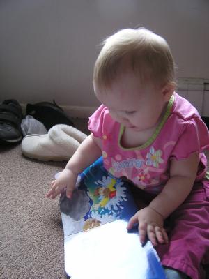 Sarah read about Jonah and the Whale.