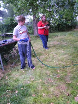 Joe and Jammie tie dye