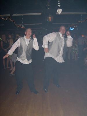 Joe and Titus dancing