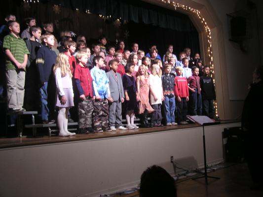 Malia's class singing