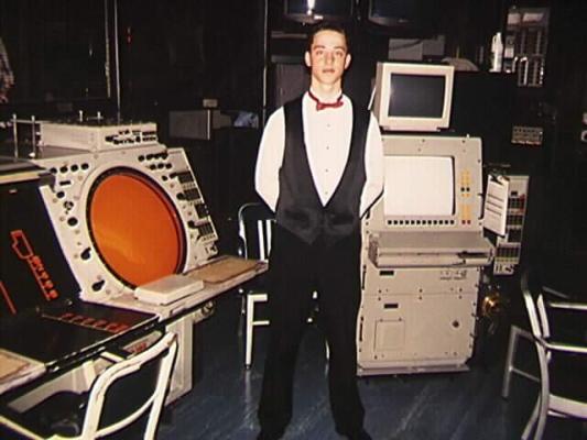 Michael on the USS Carl Vincent