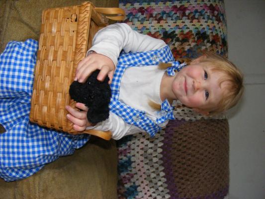 Sarah as Dorothy.