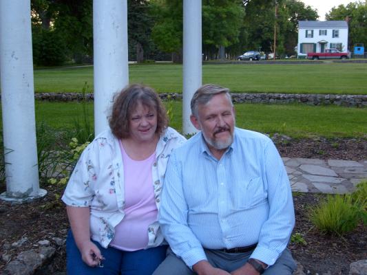 Mary and Walt Cline on their anniversary