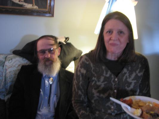 Robert and his cousin Nancy Branning.