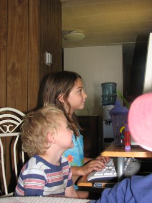 Noah and Andrea play games