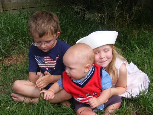 Noah Sarah and Josh.